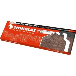 Коньково-карнизная черепица Shinglas 5м2