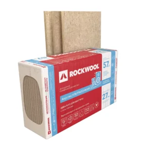 Базальтовая шумоизоляция Rockwool Акустик Баттс Ультратонкий