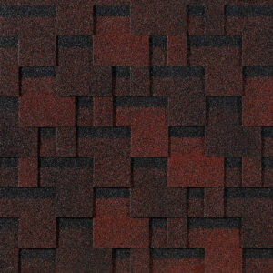 Гибкая черепица Döcke Eurasia Лабиринт Красный