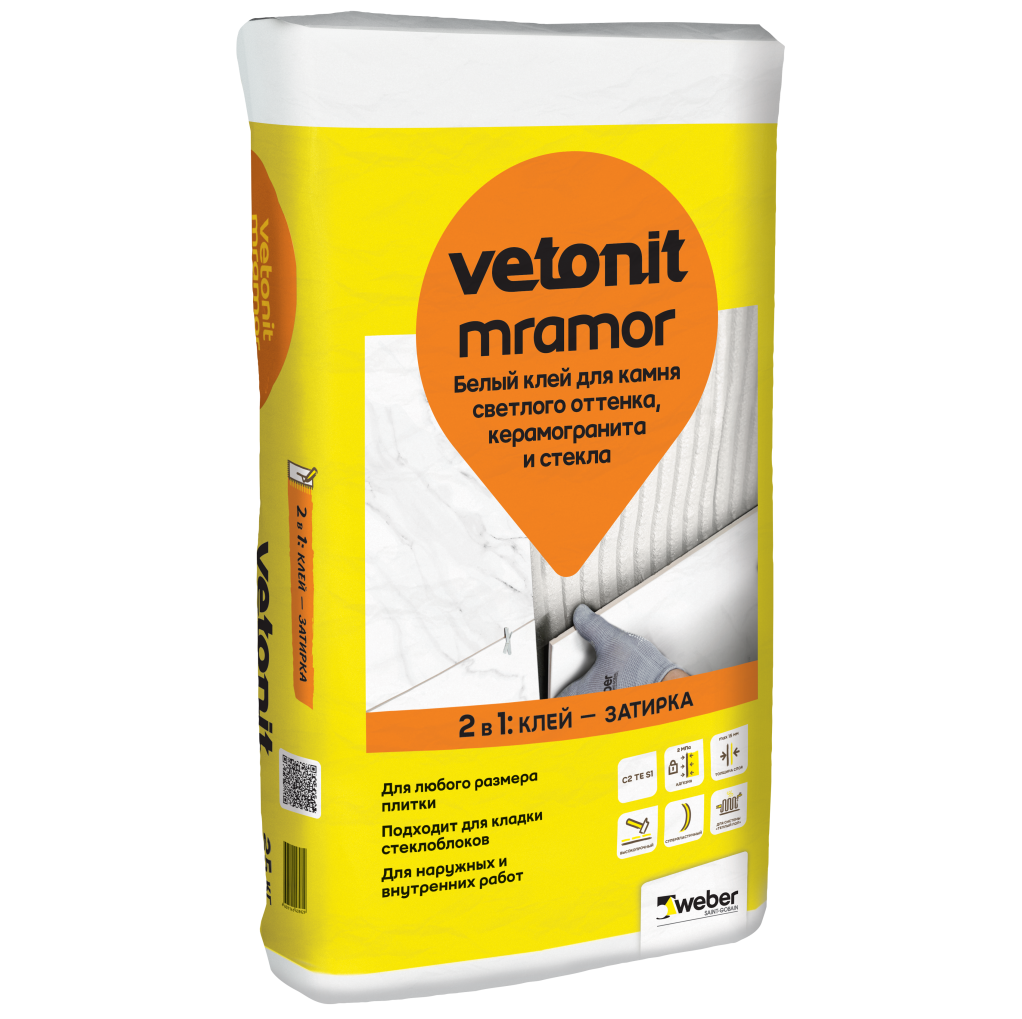 WEBER VETONIT MRAMOR 25кг