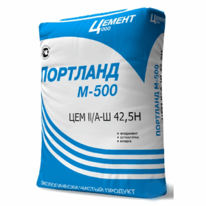Портландцемент М500 ЦЕМ II/А-Ш 42,5Н Д20 25 кг