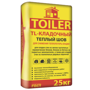 TOILER TL-КЛАДОЧНЫЙ Теплый шов 25кг