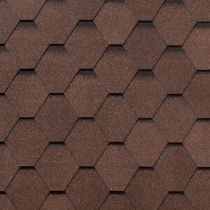 Гибкая черепица Roofshield Classic Стандарт Коричневый топаз