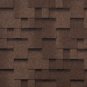 Гибкая черепица Roofshield Premium Модерн Лесной Орех