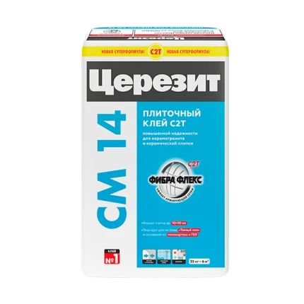 СМ 14 Extra Плиточный клей для теплого пола Ceresit 25 кг