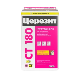 СТ 180 Клей для плит из минеральной ваты Ceresit 25 кг
