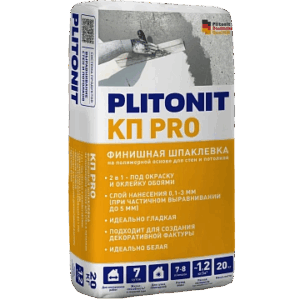 Финишная шпаклевка PLITONIT КП Pro