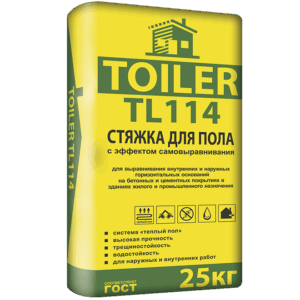 TOILER TL114 Стяжка для пола самовыравнивающаяся