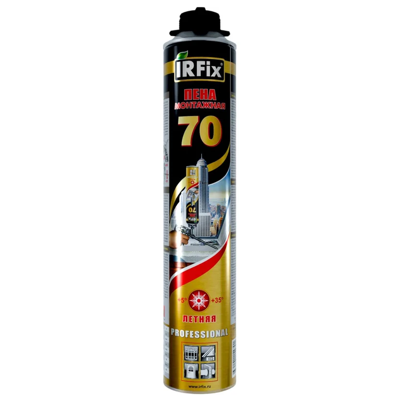 Профессиональная монтажная пена IRFIX 70 (880мл)