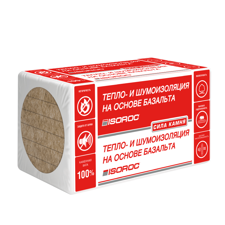 Минеральная тепло-шумоизоляция Isoroc ПП-60