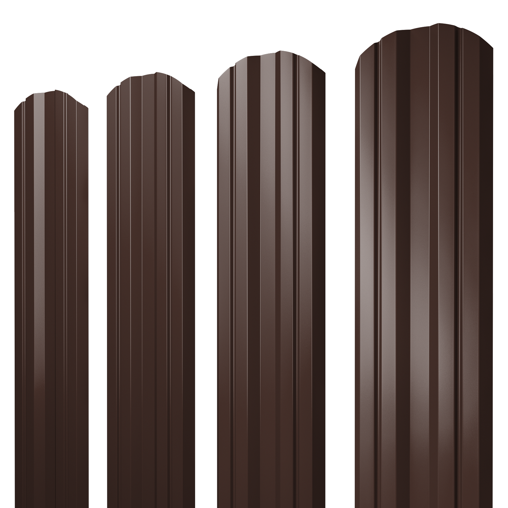 Штакетник Twin фигурный 0,4